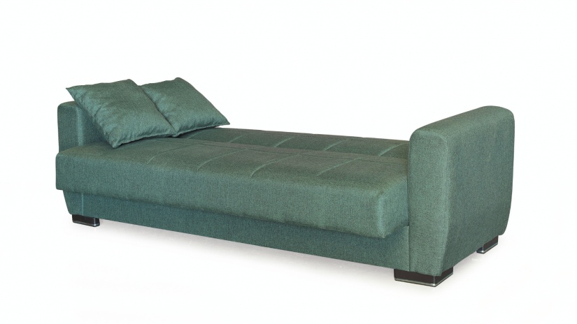Диван Монца триместни зелен - изглед 5 - МебелМаг Диван Монца триместни зелен - изглед 5