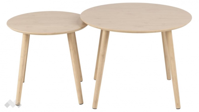 Холна маса Рослин комплект маси бамбук - изглед 2 - МебелМаг Холна маса Рослин комплект маси бамбук - изглед 2