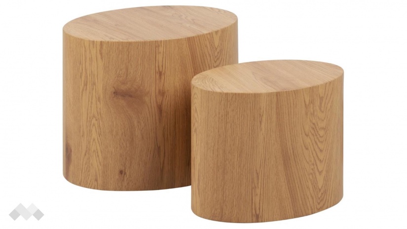 Холна маса Миши комплект маси тъмен дъб - изглед 1