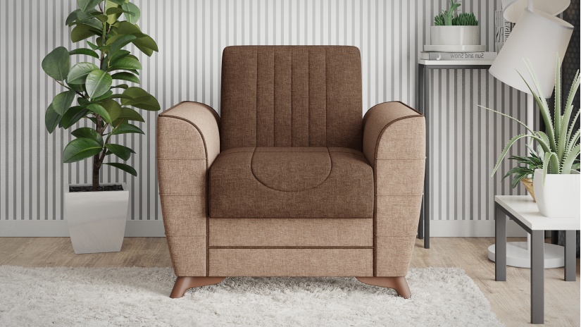 Комплект дивани за дневна Ялта комплекти кафяв с бежово - изглед 12 - МебелМаг Комплект дивани за дневна Ялта комплекти кафяв с бежово - изглед 12