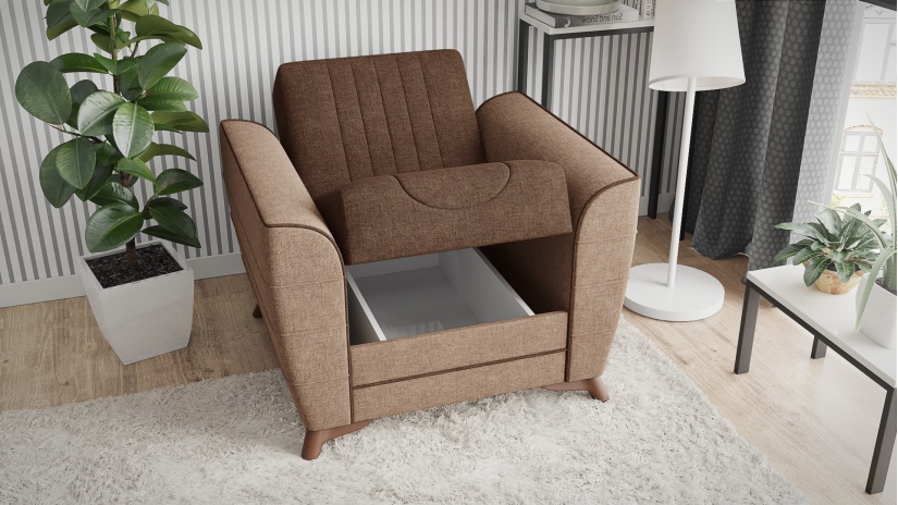 Комплект дивани за дневна Ялта комплекти кафяв с бежово - изглед 13 - МебелМаг Комплект дивани за дневна Ялта комплекти кафяв с бежово - изглед 13