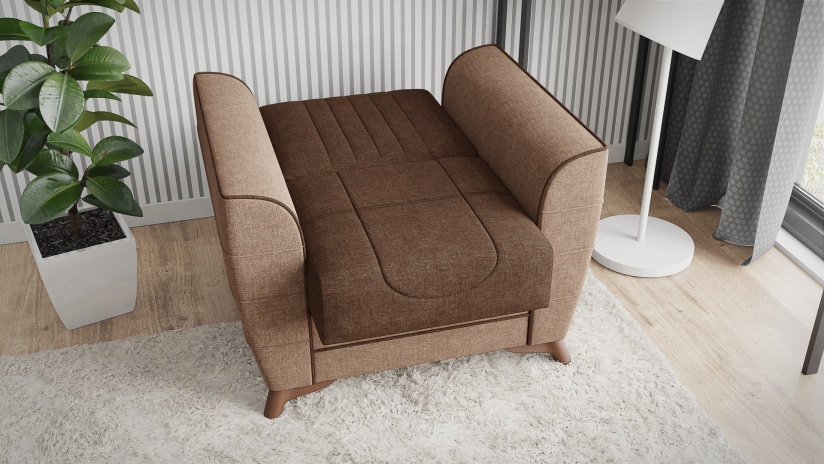 Комплект дивани за дневна Ялта комплекти кафяв с бежово - изглед 14 - МебелМаг Комплект дивани за дневна Ялта комплекти кафяв с бежово - изглед 14