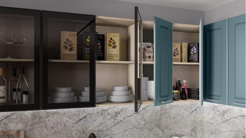 Кухня Дана ъглови деним мат с мока - изглед 8 - МебелМаг Кухня Дана ъглови деним мат с мока - изглед 8