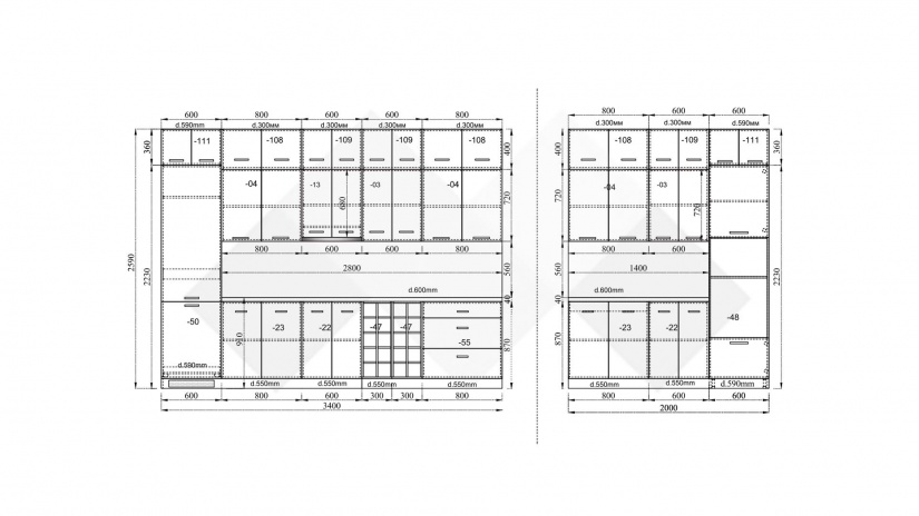 Кухня Зева прави цимент мат с крийм гланц и бяло гладко - изглед 10 - МебелМаг Кухня Зева прави цимент мат с крийм гланц и бяло гладко - изглед 10