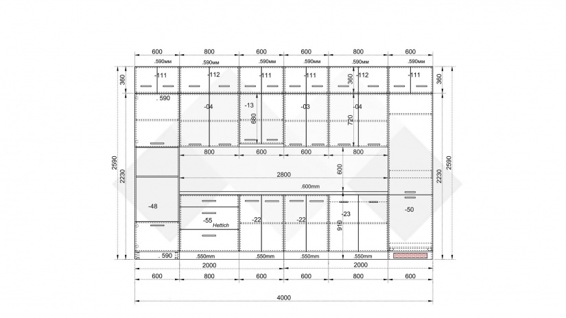 Кухня Бали прави капучино мат с карбон мат и сонома арвен - изглед 10 - МебелМаг Кухня Бали прави капучино мат с карбон мат и сонома арвен - изглед 10