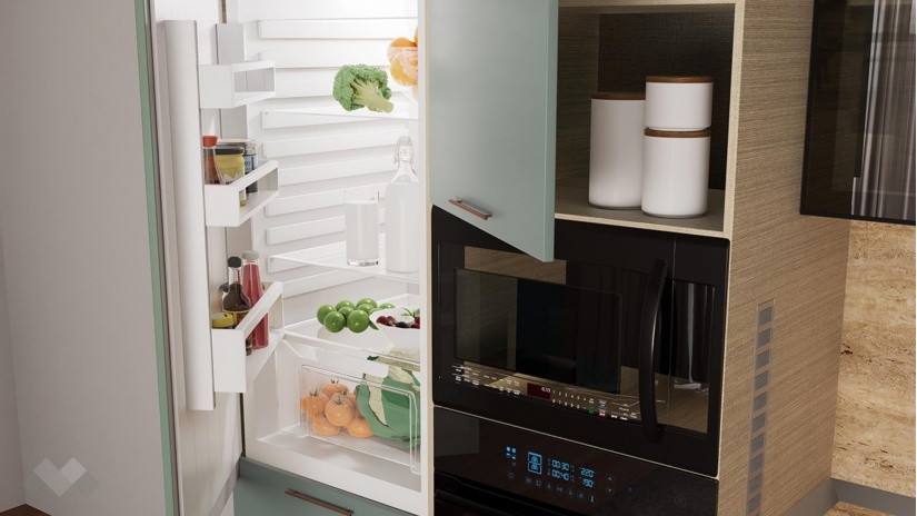 Кухня Зума прави олив мат с мока - изглед 7