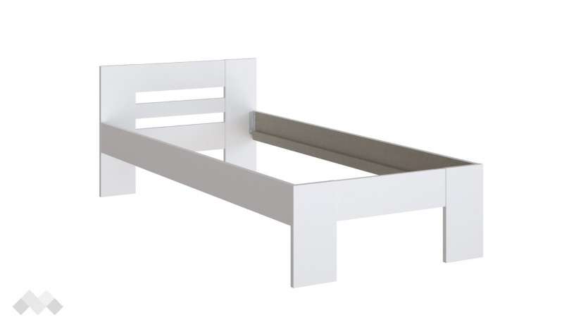 Легло 90/200 Виндук с включен матрак Бонел 90/200 бял - изглед 4 - МебелМаг Легло 90/200 Виндук с включен матрак Бонел 90/200 бял - изглед 4