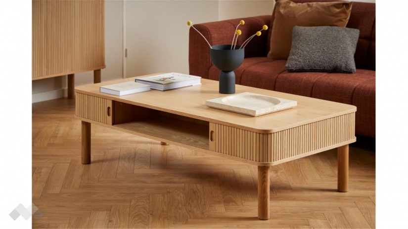 Холна маса Ленгли дъб натурал - изглед 6 - МебелМаг Холна маса Ленгли дъб натурал - изглед 6