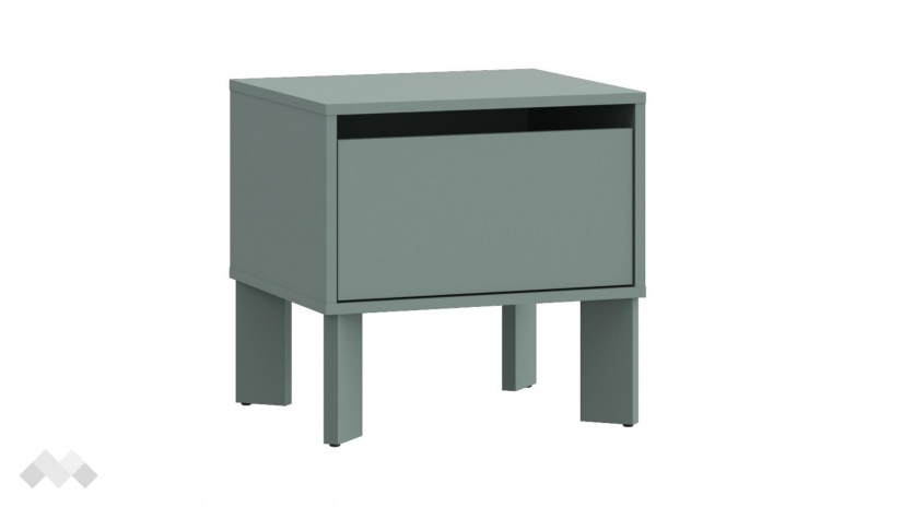 Нощно шкафче Тахо олив - изглед 2