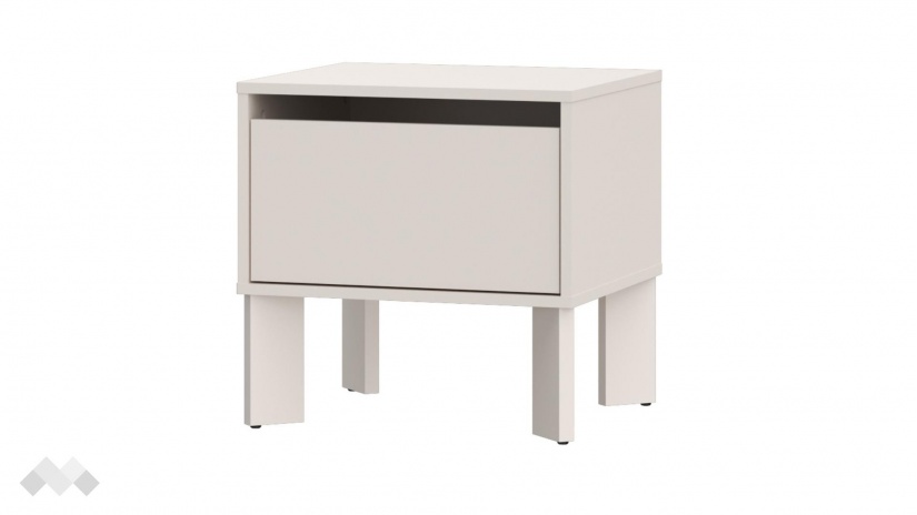 Нощно шкафче Тахо пясък - изглед 4 - МебелМаг Нощно шкафче Тахо пясък - изглед 4