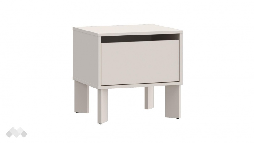 Нощно шкафче Тахо пясък - изглед 2 - МебелМаг Нощно шкафче Тахо пясък - изглед 2