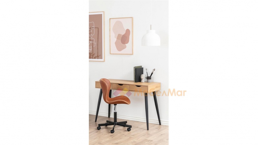 Офис стол Батилда кафяв - изглед 2 - МебелМаг Офис стол Батилда кафяв - изглед 2