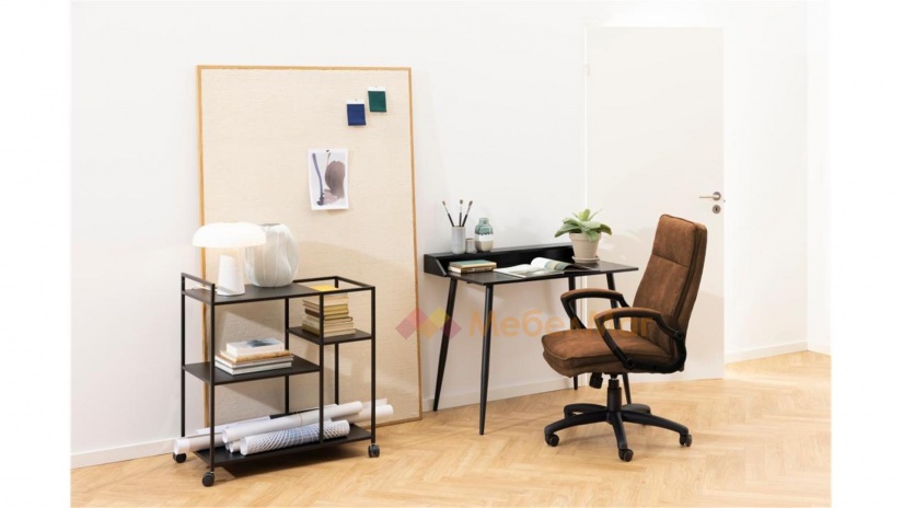 Офис стол Брад кафяв - изглед 1 - МебелМаг Офис стол Брад кафяв - изглед 1