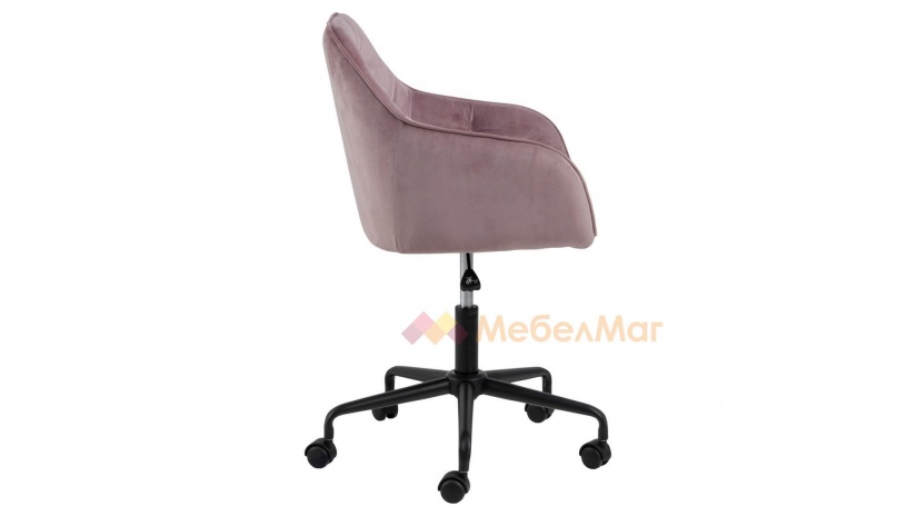 Офис стол Брук розов - изглед 4 - МебелМаг Офис стол Брук розов - изглед 4