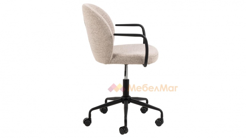 Офис стол Патриция бежов - изглед 4 - МебелМаг Офис стол Патриция бежов - изглед 4