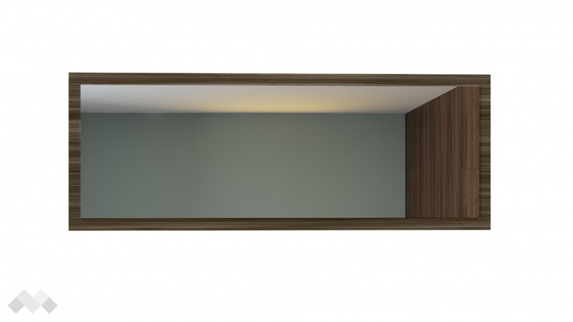 Огледало Поситано дъб дилън тъмен - изглед 2 - МебелМаг Огледало Поситано дъб дилън тъмен - изглед 2