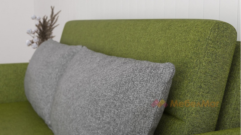 Диван Фелипе двуместни зелен - изглед 6 - МебелМаг Диван Фелипе двуместни зелен - изглед 6