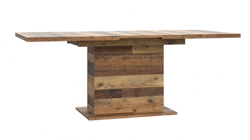 Трапезна маса Кора разтегателни олд стайл - изглед 3 - МебелМаг Трапезна маса Кора разтегателни олд стайл - изглед 3