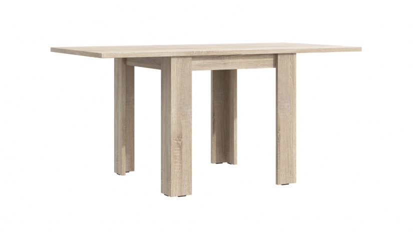 Трапезна маса Вероника разтегателни дъб сонома - изглед 4 - МебелМаг Трапезна маса Вероника разтегателни дъб сонома - изглед 4