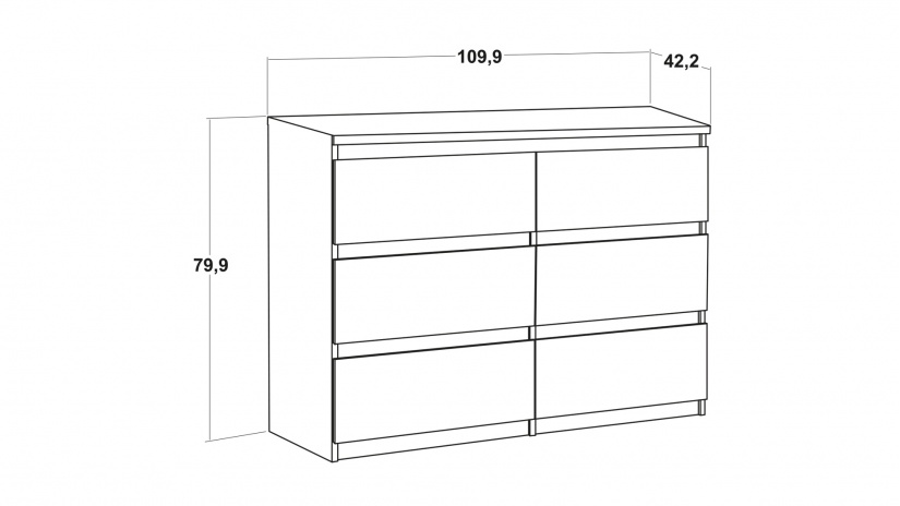Скрин Челси бял мат - изглед 6 - МебелМаг Скрин Челси бял мат - изглед 6