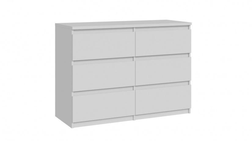 Скрин Челси бял мат - изглед 3 - МебелМаг Скрин Челси бял мат - изглед 3