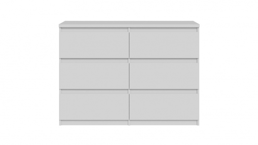 Скрин Челси бял мат - изглед 2 - МебелМаг Скрин Челси бял мат - изглед 2