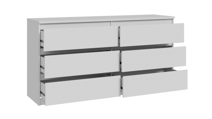 Скрин Челси бял мат - изглед 5 - МебелМаг Скрин Челси бял мат - изглед 5