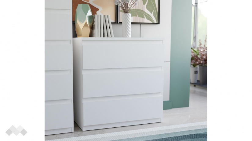 Скрин Едмор бял - изглед 1 - МебелМаг Скрин Едмор бял - изглед 1