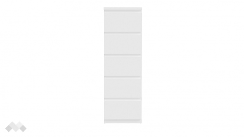 Скрин Едмор бял - изглед 2 - МебелМаг Скрин Едмор бял - изглед 2