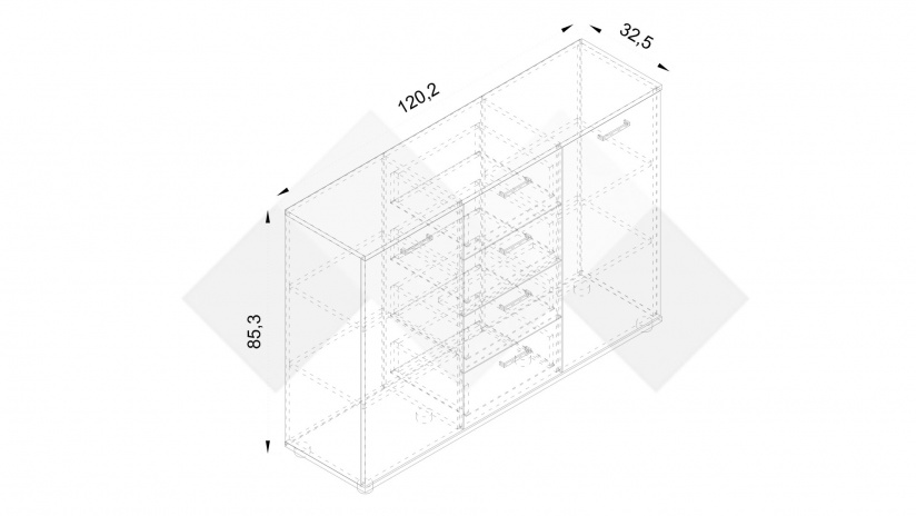 Скрин Гама светъл олд стайл с матера - изглед 7 - МебелМаг Скрин Гама светъл олд стайл с матера - изглед 7