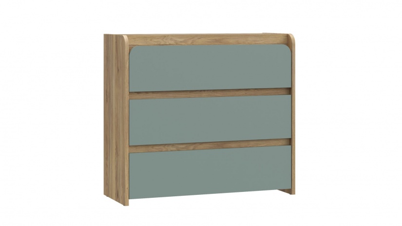 Скрин Холис дъб маувела с олив - изглед 3 - МебелМаг Скрин Холис дъб маувела с олив - изглед 3