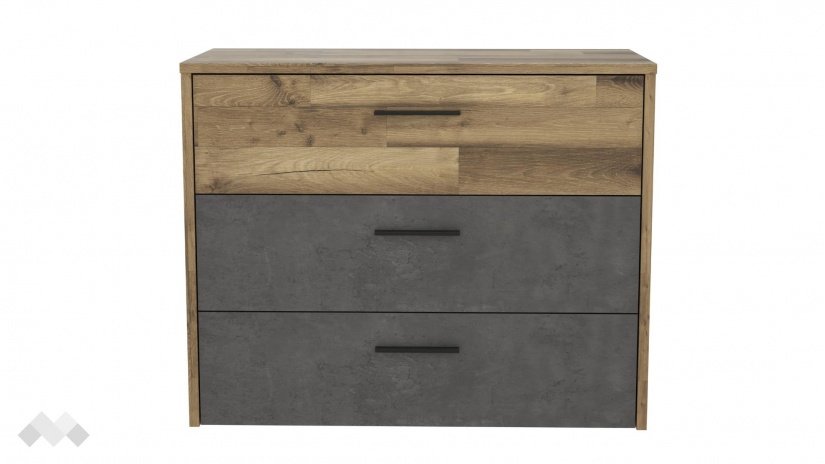 Скрин Ричиано бетон с дъб став - изглед 2