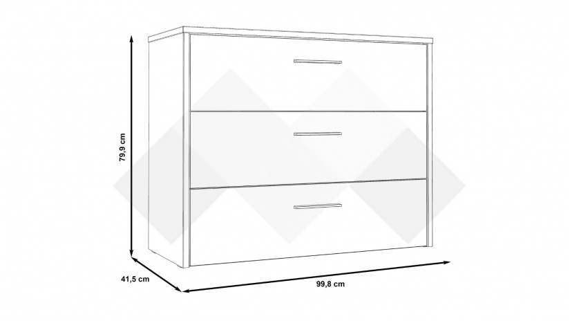 Скрин Ричиано бетон с дъб став - изглед 4