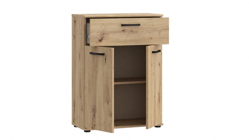 Скрин Нико дъб артисан - изглед 3 - МебелМаг Скрин Нико дъб артисан - изглед 3