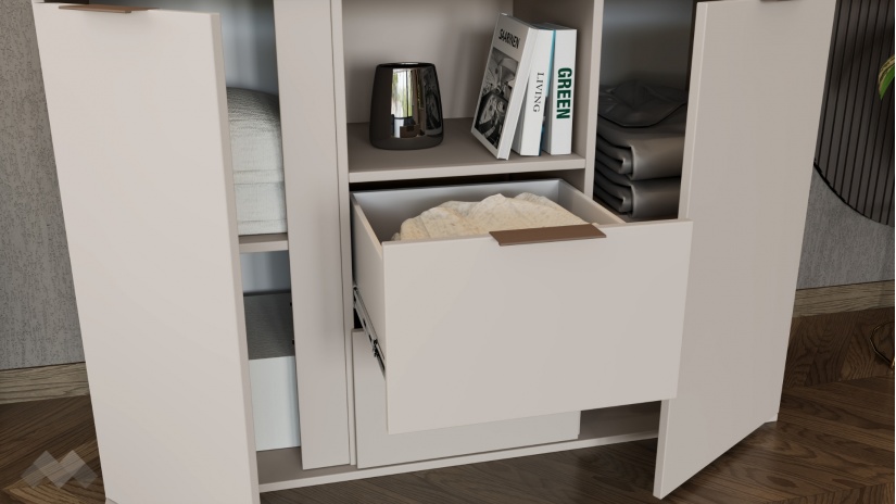 Скрин Кашмир кашмир - изглед 3 - МебелМаг Скрин Кашмир кашмир - изглед 3