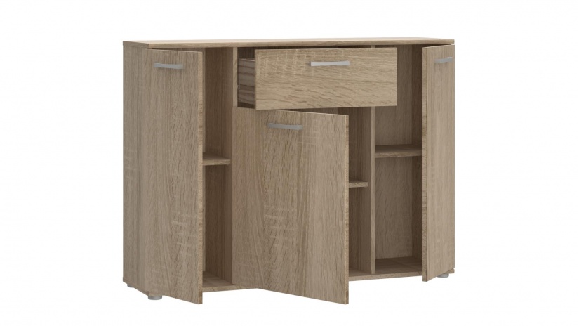 Скрин Нико дъб сонома - изглед 3 - МебелМаг Скрин Нико дъб сонома - изглед 3