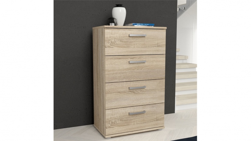 Скрин Нико дъб сонома - изглед 1 - МебелМаг Скрин Нико дъб сонома - изглед 1