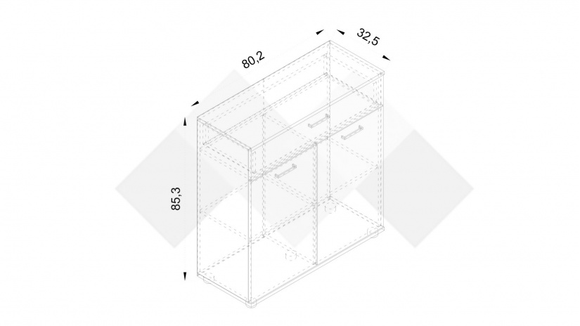 Скрин Стейси светъл олд стайл с матера - изглед 5 - МебелМаг Скрин Стейси светъл олд стайл с матера - изглед 5