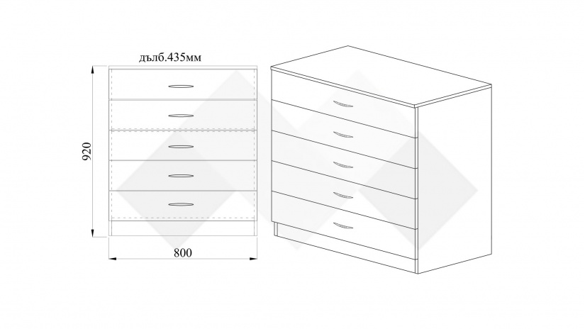 Скрин Уорън тъмна сонома - изглед 2