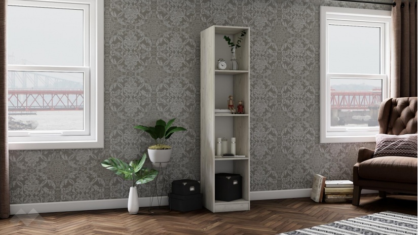 Спален комплект Адам А3 дъб крафт бял - изглед 7 - МебелМаг Спален комплект Адам А3 дъб крафт бял - изглед 7