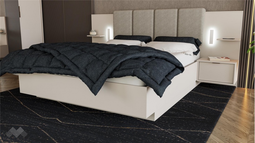 Спален комплект Кашмир кашмир - изглед 4 - МебелМаг Спален комплект Кашмир кашмир - изглед 4