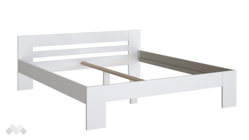 Спалня 180/200 Виндук с включен матрак Бонел 180/200 бял - изглед 3 - МебелМаг Спалня 180/200 Виндук с включен матрак Бонел 180/200 бял - изглед 3