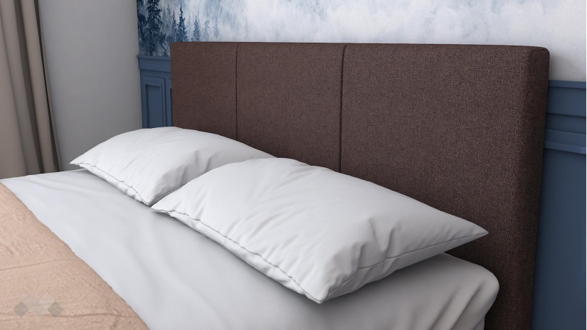 Тапицирана спалня 160/200 Гера с включен матрак Sleep Nuvia 160/200 кафяв - изглед 2