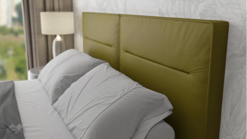 Тапицирана спалня 160/200 Никол с включен матрак Бонел 160/200 зелен - изглед 3 - МебелМаг Тапицирана спалня 160/200 Никол с включен матрак Бонел 160/200 зелен - изглед 3