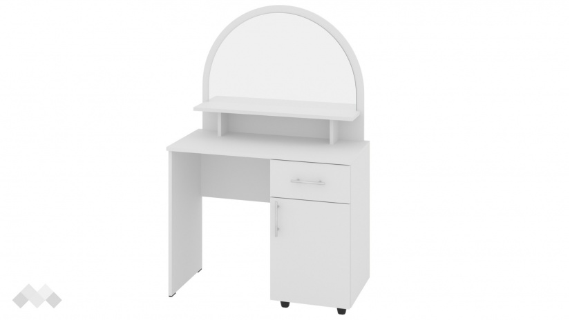 Тоалетка Каролина бял - изглед 2 - МебелМаг Тоалетка Каролина бял - изглед 2