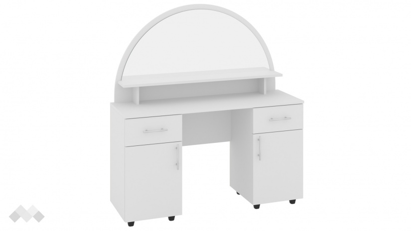 Тоалетка Мерида бял - изглед 2