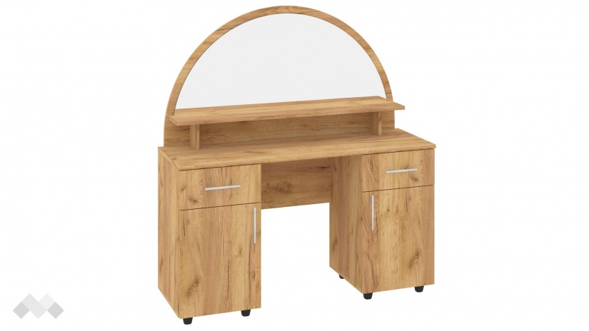 Тоалетка Мерида златен дъб - изглед 2