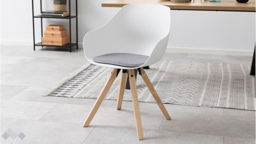 Трапезен стол Аурелио бял - изглед 4