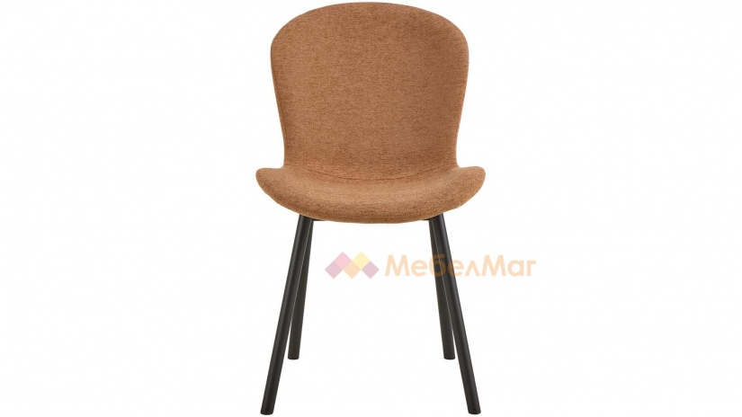 Трапезен стол Есра теракота - изглед 2 - МебелМаг Трапезен стол Есра теракота - изглед 2