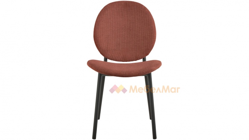 Трапезен стол Клиф теракота - изглед 2 - МебелМаг Трапезен стол Клиф теракота - изглед 2